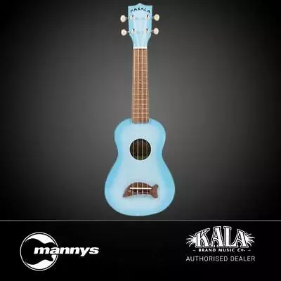 Kala Makala MK-SD/LBLBRST Light Blue Burst Soprano Dolphin Ukulele • $59