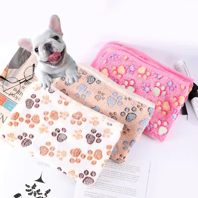 £5.57 • Buy Puppy Blanket For Pet Cushion Small Dog Cat Puppy Kitten Bed Soft Warm Sleep Mat