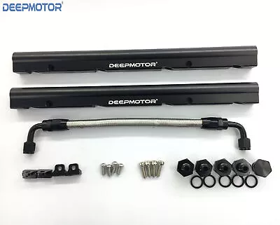 $79.99 • Buy Deepmotor Billet Fuel Rail Kit GM LS3 For OE Intake Manifold W/ Hardwares