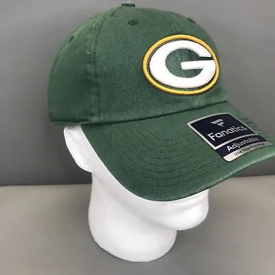 Green Bay Packers Classic Green Adjustable Hat NFL Pro Line Fanatics 3D Logo • $17.99