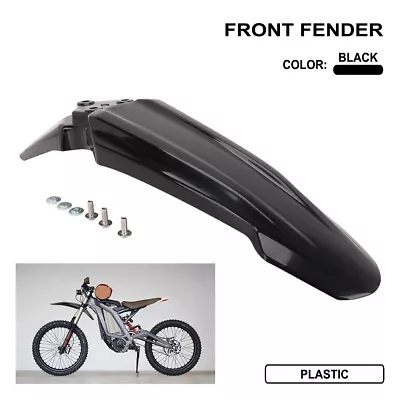 Black Motorcycle Front Fender For Segway X160 X260 SurRon Light Bee X S Off-Road • $29.99