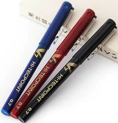 Pilot V7 Liquid Ink Rollerball 0.7mm Tip Hi-tech Point 4 Different Colours  • £2.49