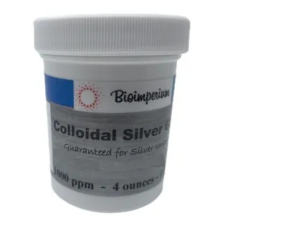 1000 Ppm Colloidal Silver Gel 4 Oz Ounces Nano Sized - No Scents Or Colors • $16.97