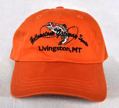 *VINTAGE* YELLOWSTONE GATEWAY SPORTS LIVINGSTON MONTANA Fly Fishing Ball Cap Hat • $19.95
