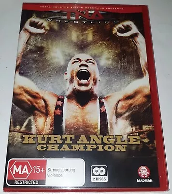 TNA Wrestling - Kurt Angle : Champion (DVD 2007) 2 Disc Set - New & Sealed • $11.99