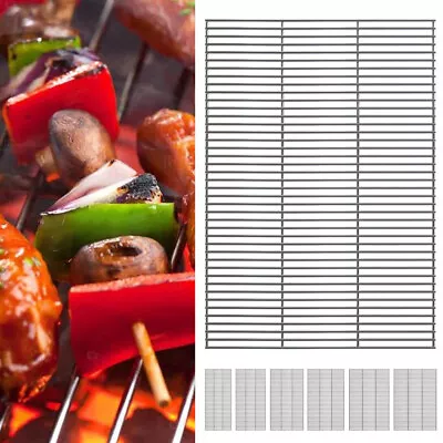 70CM Stainless Steel BBQ Grill Wire Mesh Rack Grate Grid Replacement Net Cooking • £7.95