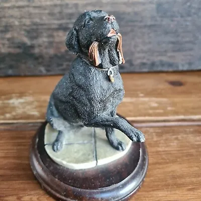 Vintage Black Labrador Dog Ornament By Sherratt And Simpson  • $9.34