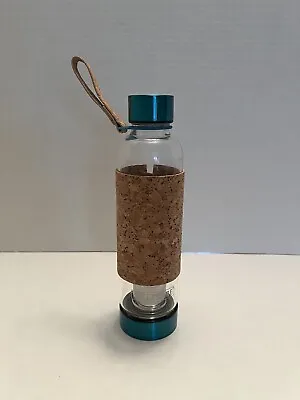 Urban Tea Tumbler 16 Oz Infuser Glass Bottle Steel Cork Steepware Water Steeper • $19.48