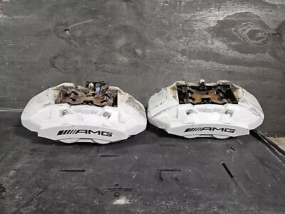 17-20 Mercedes-benz C43 E43 Glc43 Amg Front Brake Calipers Pair Used Oem • $499.94