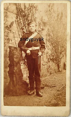 Cdv Artillery Soldier By Cumming Brothers Edinburgh Antique Photo Military • £14.95