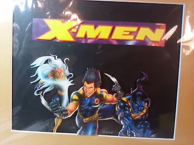 Marvel  X-Men  Matted Art Work 11  X 14  Raised Design • $9.25