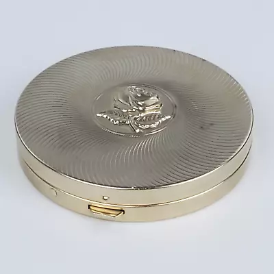 Vintage - Dorothy Perkins - Rouge Makeup Gold Tone Compact - Daring Creamy Beige • $24.49