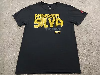 Anderson Silva T Shirt Mens Medium Black UFC The Spider Ultimate Fighter  • $16.89