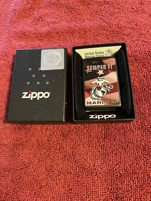 Zippo Lighter United States Marine Corps Seal Broken But New And Unused • $25