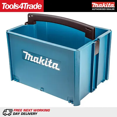 Makita P-83842 Plastic Makpac Stackable Tote Tool Box / Carry Case Storage Box • £59