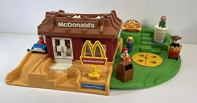 Vintage Fisher Price Little People McDonalds Play Set 1989 • $139.99