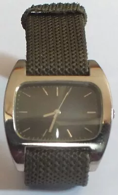 £4.50 • Buy A Nice Unisex NEW LOOK Silver & Green Quartz Watch -  2 Piece Green  Strap