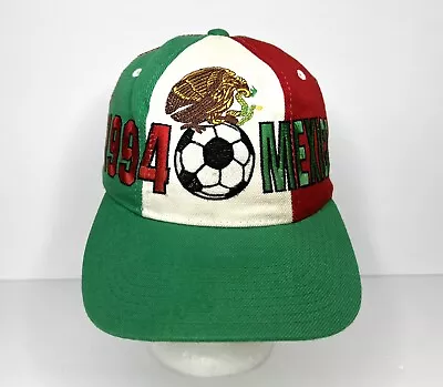 Vintage 1994 Mexico World Cup Snapback Cap Colosseum Athletics • $44.95