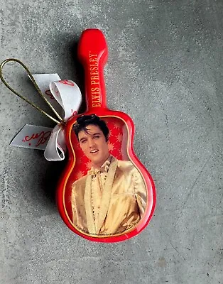 Elvis Presley Guitar Christmas Ornament 5” X 1” Prioirty Shipping • $10