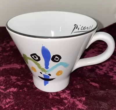 Picasso Living Face 1963 Masterpiece Edition Ceramic Mug Cup  PP-1 1996 READ • $16.99