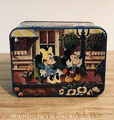 Vintage Hudson-Scott Walt Disney Prod Decorative Hinged Tin Mickey & Friends • $18