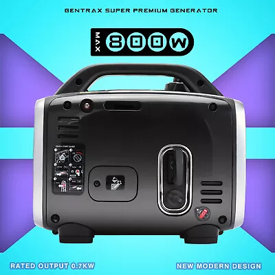 Gentrax Inverter Generator 800W Max 700W Rated Portable Sine Wave Super Premium • $419