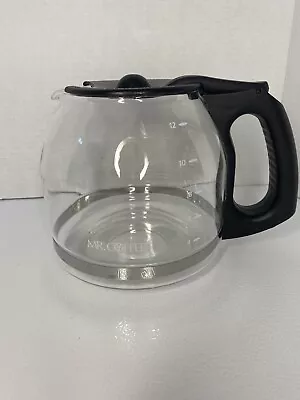 Mr. Coffee C137TG 12-Cup Carafe Replacement Pot Glass Black • $9.99