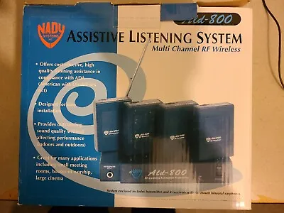 Nady ALD-800 Wireless Assistive Listening System With For Receivers + Earpieces  • $220