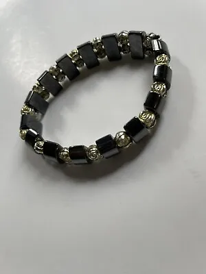 Beaded Magnetic Therapy Bracelet (magnetite) • $12