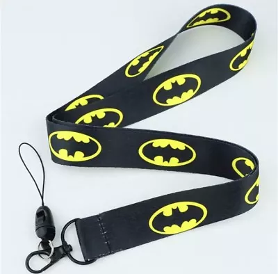 $8.99 • Buy Batman Lanyard Anime Neck Strap For Flash Drive Camera Badge  Keychain Dc Comics