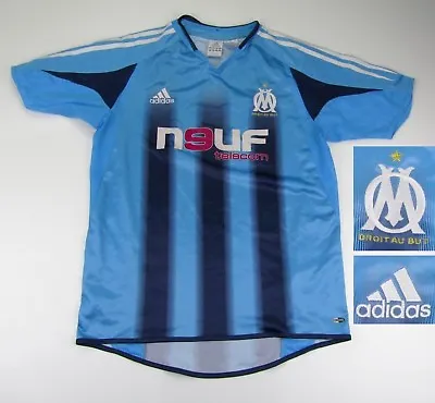 FC Olympique Marseille Soccer Shirt Jersey 2004-05 Adidas Football Junior 4-/5 • $23.79