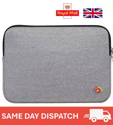GOJI Up-To 14  Laptop Chromebook Tablet Bag Carry Grey Zip Case Sleeve RRP £25 • £9.99