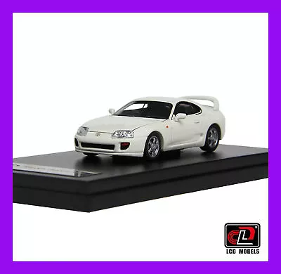 APR 2024 LCD Toyota Supra A80 4th Generation Mk4 WHITE + ENGINE 1/64 • $35.98