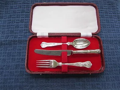 NEW (other) Boxed Engraved Jenners Of Edinburgh Child's Silver Plated Cutlery • £20