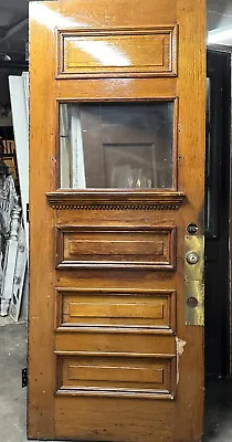 Victorian Front Entry Door With A Dental Detail 89x36 • $1650
