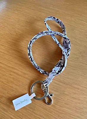 NWT Vera Bradley Lanyard In Perennials Gray • $12