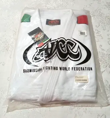 ADCC Submission Fighting World Federation Robe Pants White Martial Arts Jujitsu  • $44.99