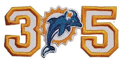 Miami Dolphins NFL Football Fully Embroidered Iron On Patch Dan Marino #35 • $15.87