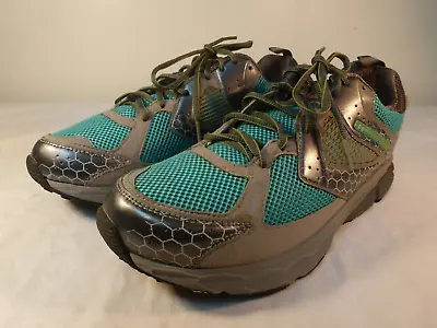 New Montrail Fairhaven Trail Running Hiking Shoes Green - M11 W12 • $49.99