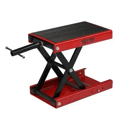 TUFFIOM Motorcycle Scissor Lift Jack Dirt Bike ATV Stand W/ Safety Pin 1100LBS • $86.99