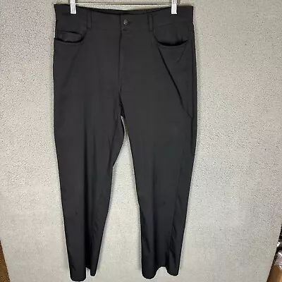 Callaway Pants Mens Size 33x30 Black Tech Performance Golf Stretch Chinos Slacks • $19.99