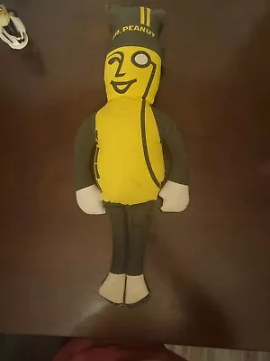 Vintage Planters Mr. Peanut 18  Plush Stuff Cloth Doll 1970's With Bonus • $15