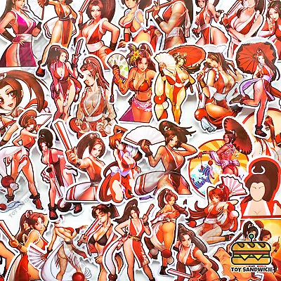 36 Pcs  Mai Shiranui  Sticker Pack Ninja Girl Fatal Fury DOA SNK King Of Fighter • $11.99
