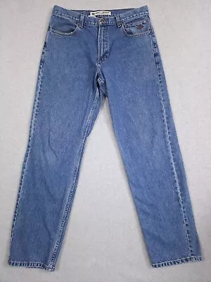 Harley Davidson Jeans Men's Size 34x34 Straight Leg Denim Blue Jeans • $23.99