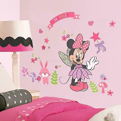 Minnie Mouse Wall Decals Stickers Removeable Vinyl Peel And Stick                • $12.35