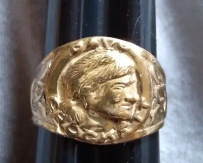 Vintage Davy Crockett Head Metal Child's Ring. • $15