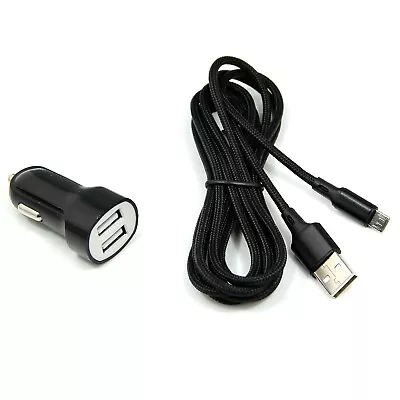 2m Micro USB In-Car Charger & Lead Cable For  Doro 6620 6880 6820 6520 6530 1360 • £4.20