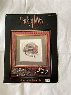 Vintage P Buckley Moss Cross Stitch Pattern GRANDPA'S HOUSE #114 • $15