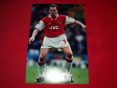 DAVID PLATT ARSENAL SIGNED 12  X 8  PHOTOGRAPH WITH COA • £15