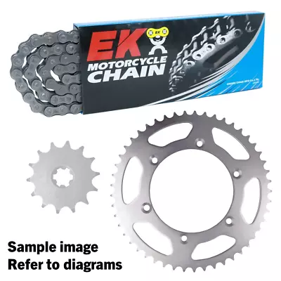 EK HD Chain & Sprocket Kit For 1975-1978 Yamaha V90 - 14/36 • $94.95